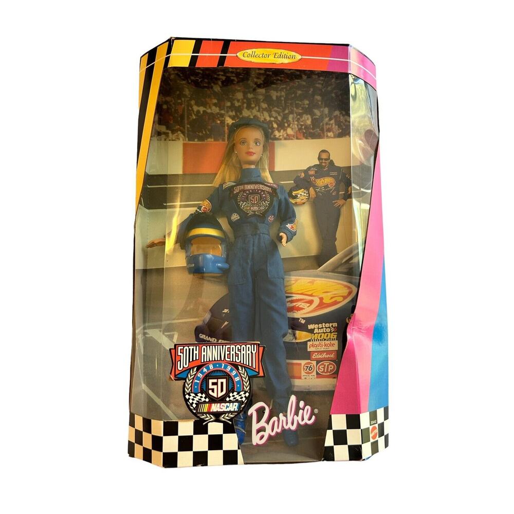 1998 50th Anniversary NASCAR Barbie Collector's Edition 20442 NEW